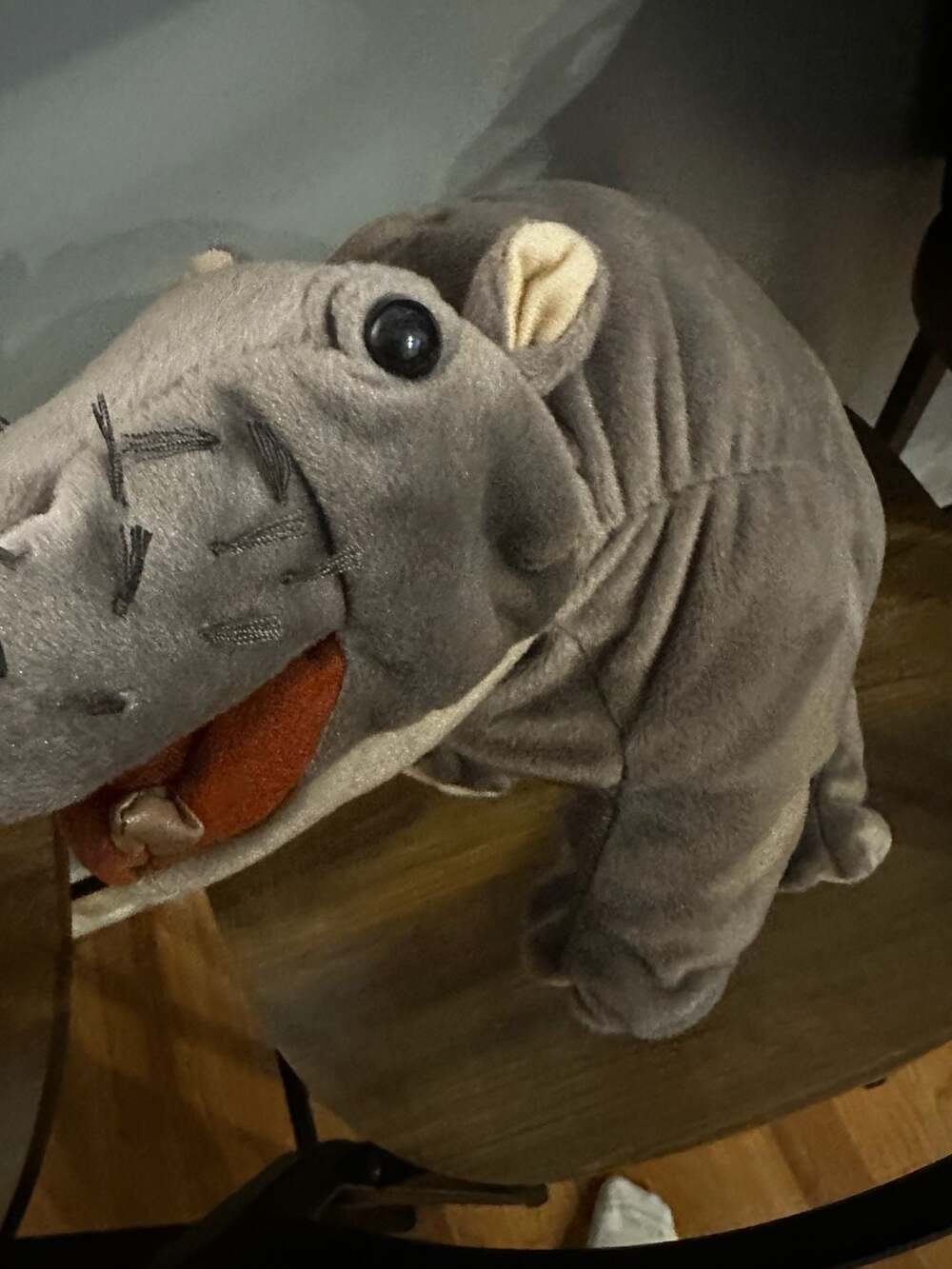 NCIS Bert the Farting Hippo Plush Hand Puppet